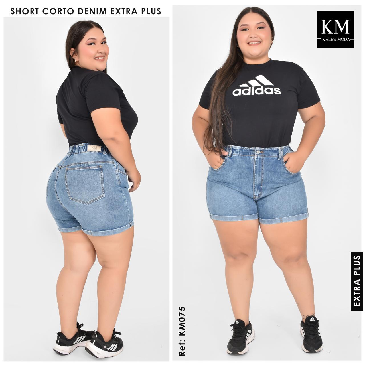 SHORTS PRETINA CAUCHO TALLA PLUA REF:KM075