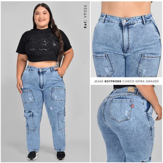 JEANS PALAZZO CARGO REF:VP026