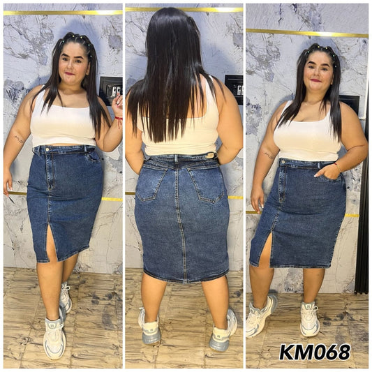 FALDA LARGA TALLA PLUS REF:KM068